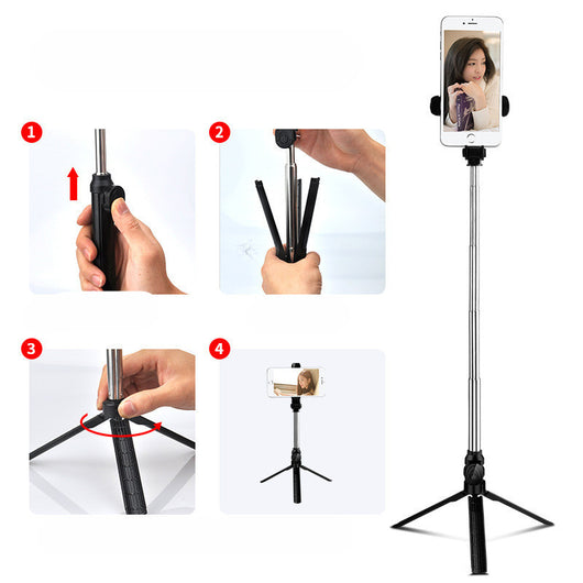 Trípode Selfie Compatible con Apple - Soporte Ajustable para iPhone - Image 4