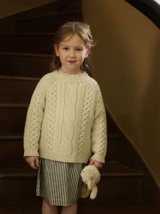 Suéter Niña Mezcla Algodón Lana Premium - Image 6