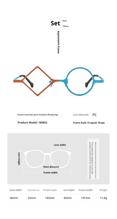 Gafas Bloqueadoras de Luz Azul Titanio Ultraligeras Diseño Irregular - Image 11