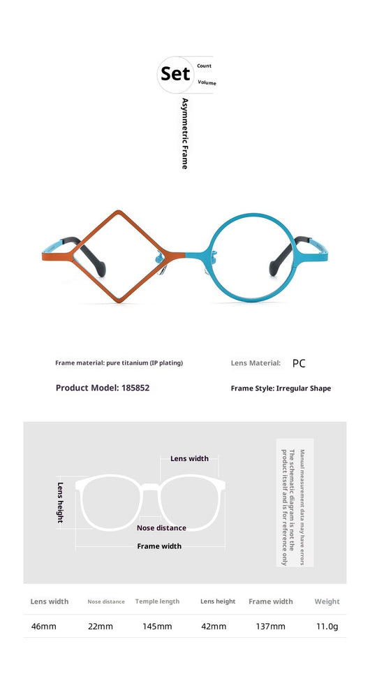 Gafas Bloqueadoras de Luz Azul Titanio Ultraligeras Diseño Irregular - Image 11