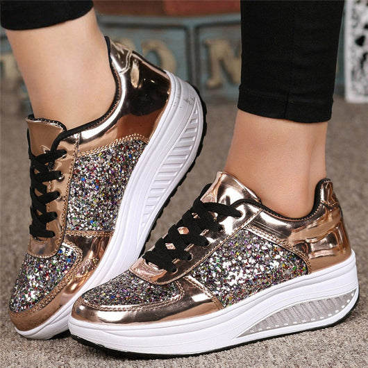 Tenis de Bota con Lentejuelas para Mujer - Image 5