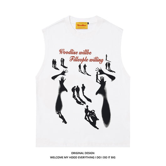 Camiseta Sin Mangas Estampada para Hombre - Image 2