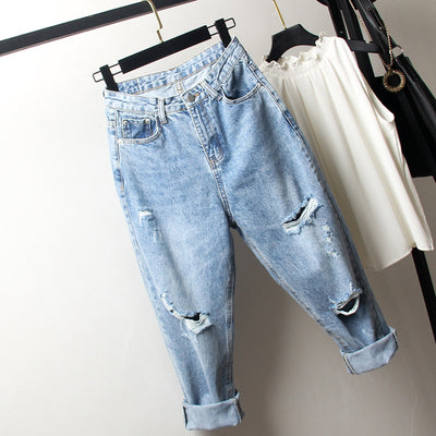 Jeans Oversized Rotos para Mujer
