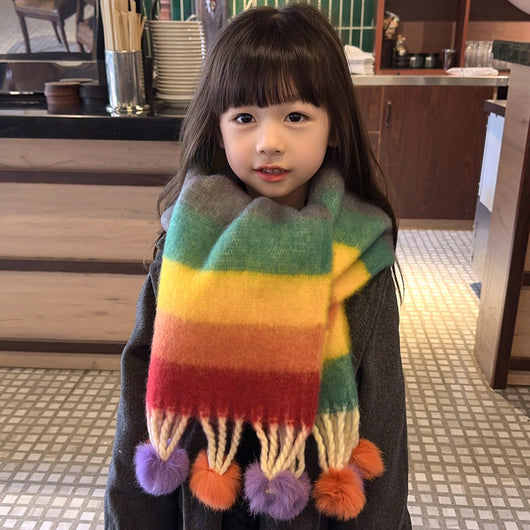 Bufanda Infantil Gruesa y Cálida para Otoño e Invierno - Image 8