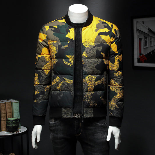 Chaqueta de Plumón de Pato Blanco Premium