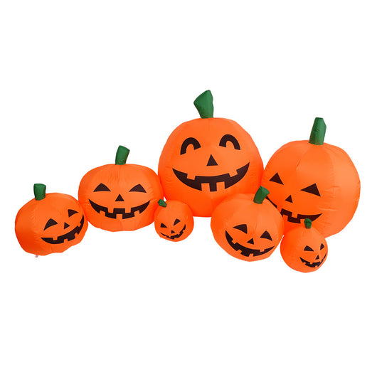 Fantasma Inflable Halloween con Rodajas de Calabaza para Exterior - Image 5