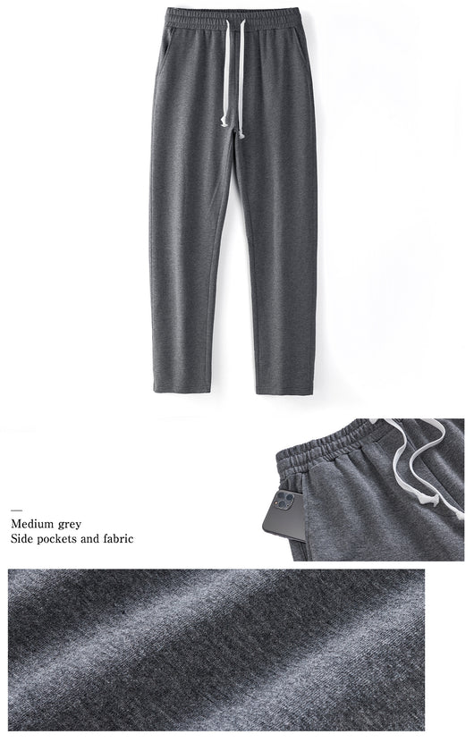 Pantalones de Chándal Holgados de Algodón para Hombre - Image 23