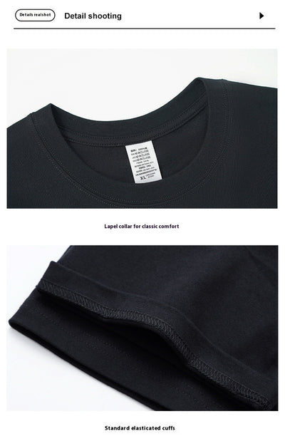 Playera Básica de Algodón Pesado sin Costuras para Hombre - Image 23