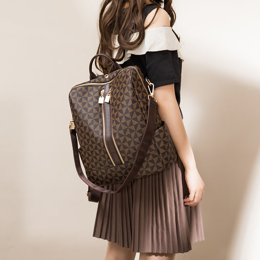 Mochila Antirrobo de Cuero PU para Mujer - Diseño Casual y Seguro