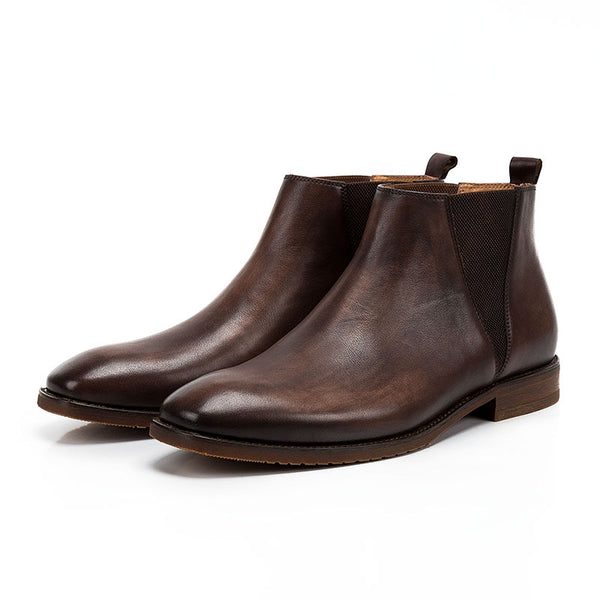 Botas Martin de Cuero Genuino Caña Media