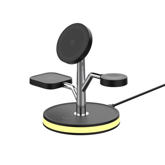 Cargador Inalámbrico Vertical 3 en 1 para Teléfono y Reloj - Image 6
