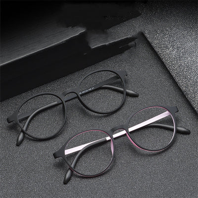 Armazón de Gafas Titanio Caucho con Protección Anti-luz Azul y Anti-radiación