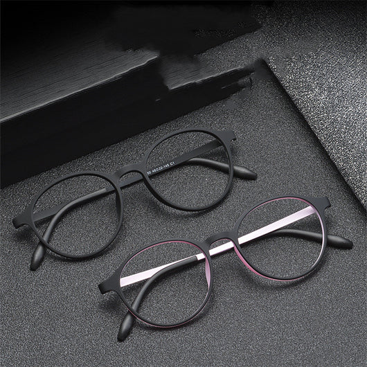 Armazón de Gafas Titanio Caucho con Protección Anti-luz Azul y Anti-radiación