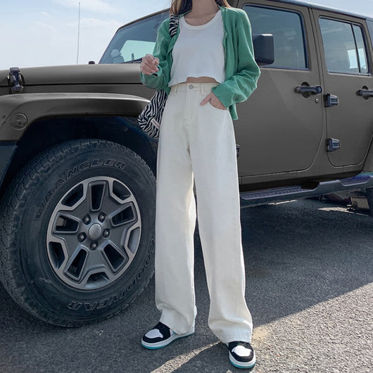 Pantalones Cintura Alta Slim para Primavera y Otoño