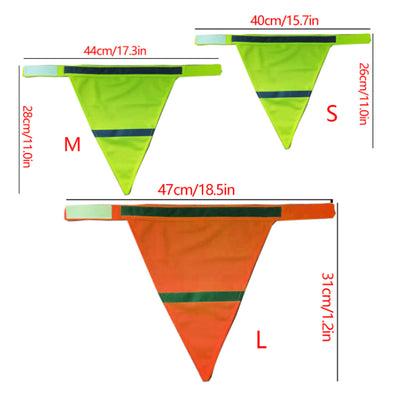 Pañuelo Reflectante Triangular para Perros - Bandana de Seguridad Nocturna - Image 2