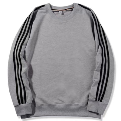 Camiseta Deportiva Manga Larga Cuello Redondo con Tres Franjas - Image 8