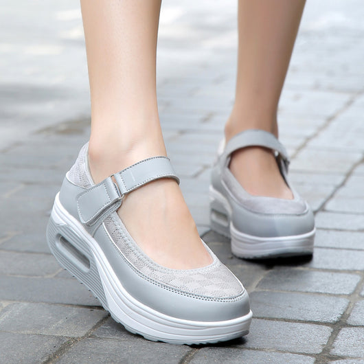 Zapatos de plataforma con suela suave y cómoda - Image 5