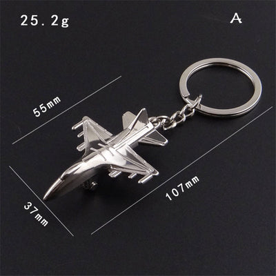 Llavero Personalizado de Caza a Reacción - Modelo Coleccionable de Aviación - Image 4