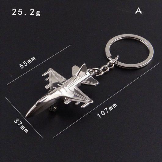 Llavero Personalizado de Caza a Reacción - Modelo Coleccionable de Aviación - Image 4