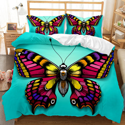 Juego de Edredón Tres Piezas Colección Mariposas - Image 17