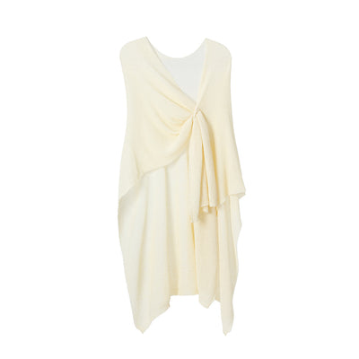 Cardigan Ligero Antibolitas Tejido Fino Color Sólido - Image 4