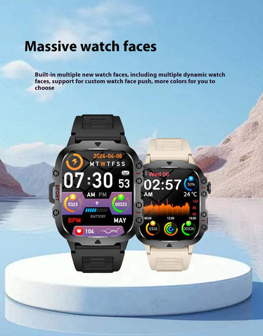 Reloj Inteligente Deportivo para Senderismo con Pantalla Grande - Image 23