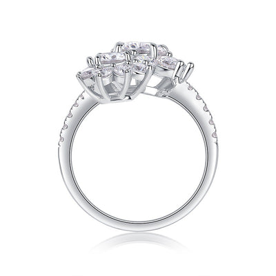 Anillo Abierto de Luz Moissanita Lujo Alta Gama - Image 10