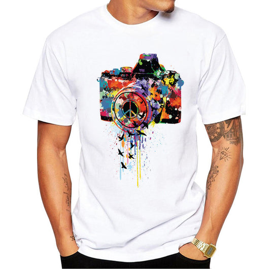Camiseta Manga Corta 3D Cuello Redondo para Hombre - Tallas Grandes - Image 8