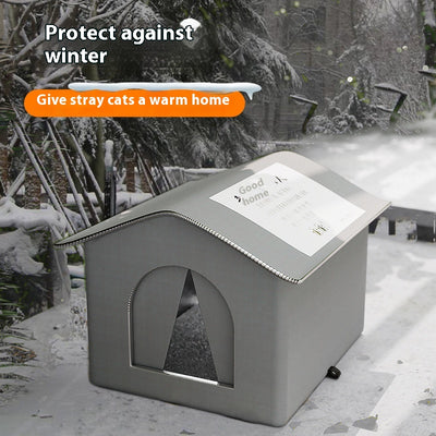 Casa Térmica Impermeable para Gatos Callejeros - Refugio de Invierno - Image 3