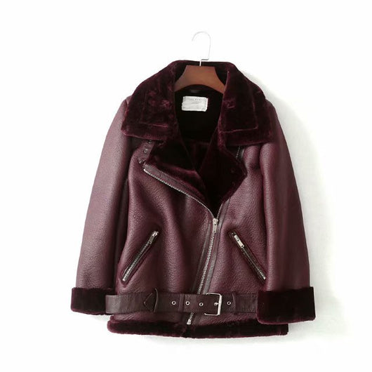 Chaqueta de Cuero para Motociclista Mujer - Image 9