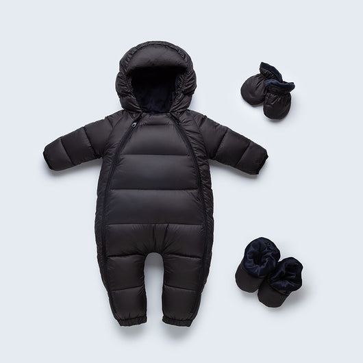 Traje de Invierno Acolchado para Bebé con Relleno de Plumón - Image 3