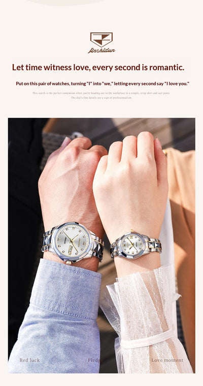 Reloj Mecánico Elegante de Gran Esfera para Parejas - Image 15