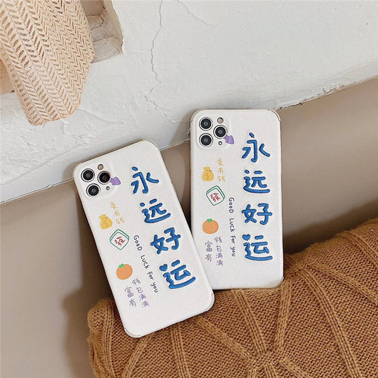 Funda para Celular con Bordado de Buena Suerte - Image 5