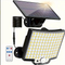 Luz Solar LED Dividida 106LED Exterior Impermeable con Sensor de Movimiento