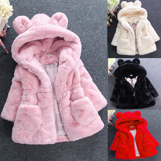 Abrigo de Piel para Niña - Otoño e Invierno