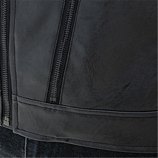 Chaqueta de Cuero de Largo Medio - Image 3