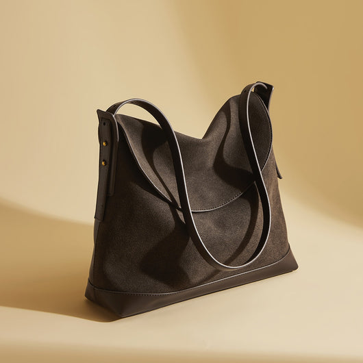 Bolso de Hombro Ante Sintético con Gran Capacidad y Correa Cruzada - Image 6