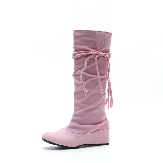 Botas Altas de Tacón para Mujer con Borlas - Talla Grande - Image 8