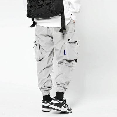 Pantalones Sueltos Hip-Hop con Bolsillos de Herramientas - Image 5