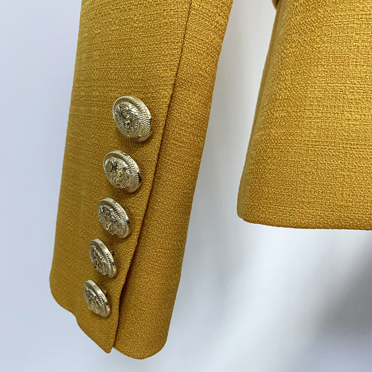 Chaqueta de Moda con Hebilla de León Metalizada y Ajuste Slim - Image 2