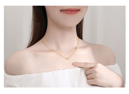 Collar Minimalista de Diseño Exclusivo Inspiración Asiática para Mujer - Image 9