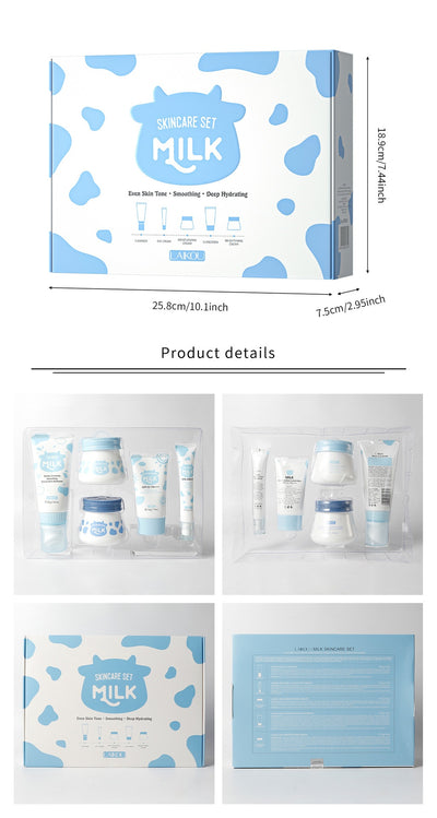 Set de 5 Productos Hidratantes con Leche para el Cuidado Facial - Image 9
