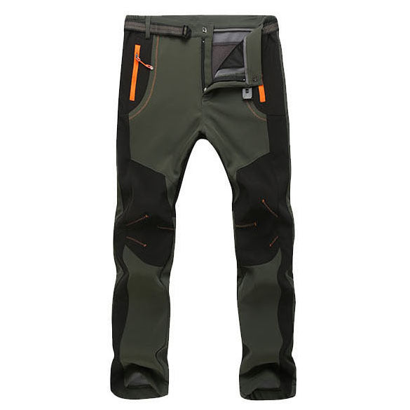 Pantalones de Senderismo con Forro Polar Térmico y Transpirable