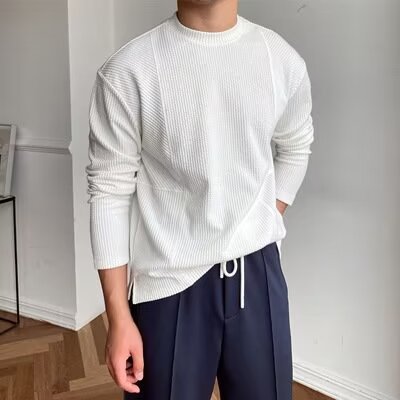 Camiseta Casual Básica para Hombre - Comodidad Diaria - Image 5