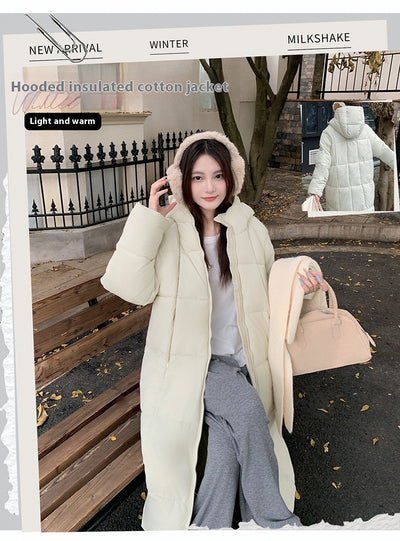 Chaqueta Acolchada Suelta para Mujer con Capucha - Abrigo de Algodón - Image 7