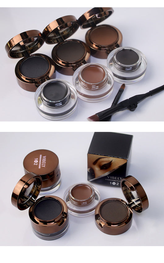 Delineador y Gel de Cejas Dual 2 en 1 - Resistente al Agua y Sudor - Image 13