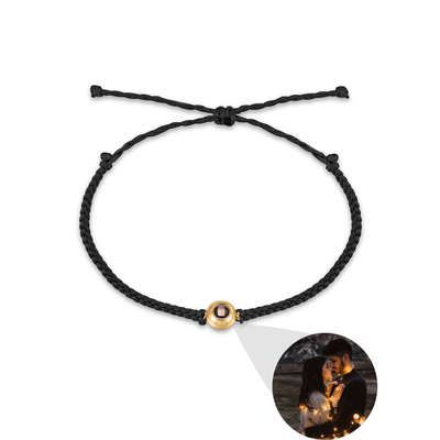 Pulsera de Proyección de Foto Personalizada Tejida a Mano - Joya Romántica para Parejas - Image 23