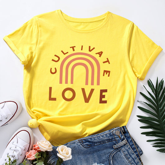 Camiseta Básica Cuello Redondo Manga Corta para Mujer - Image 10