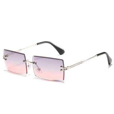 Gafas de Sol Cuadradas sin Marco para Mujer - Image 13