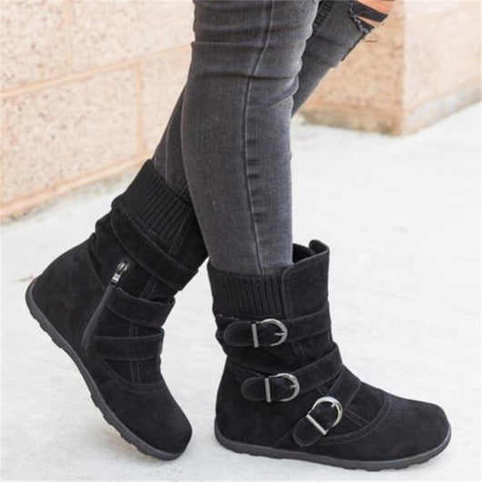 Botas de Algodón Grueso Talla Grande para Mujer - Image 3
